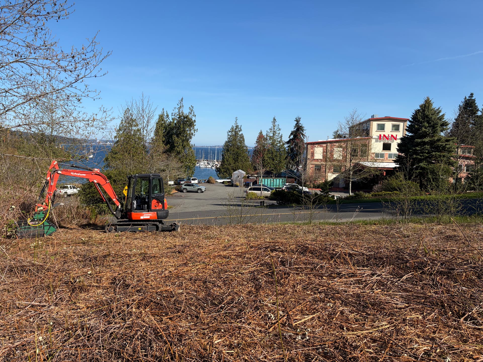 Brush Clearing and Open Space Work at Old Alcohol Plant Inn image