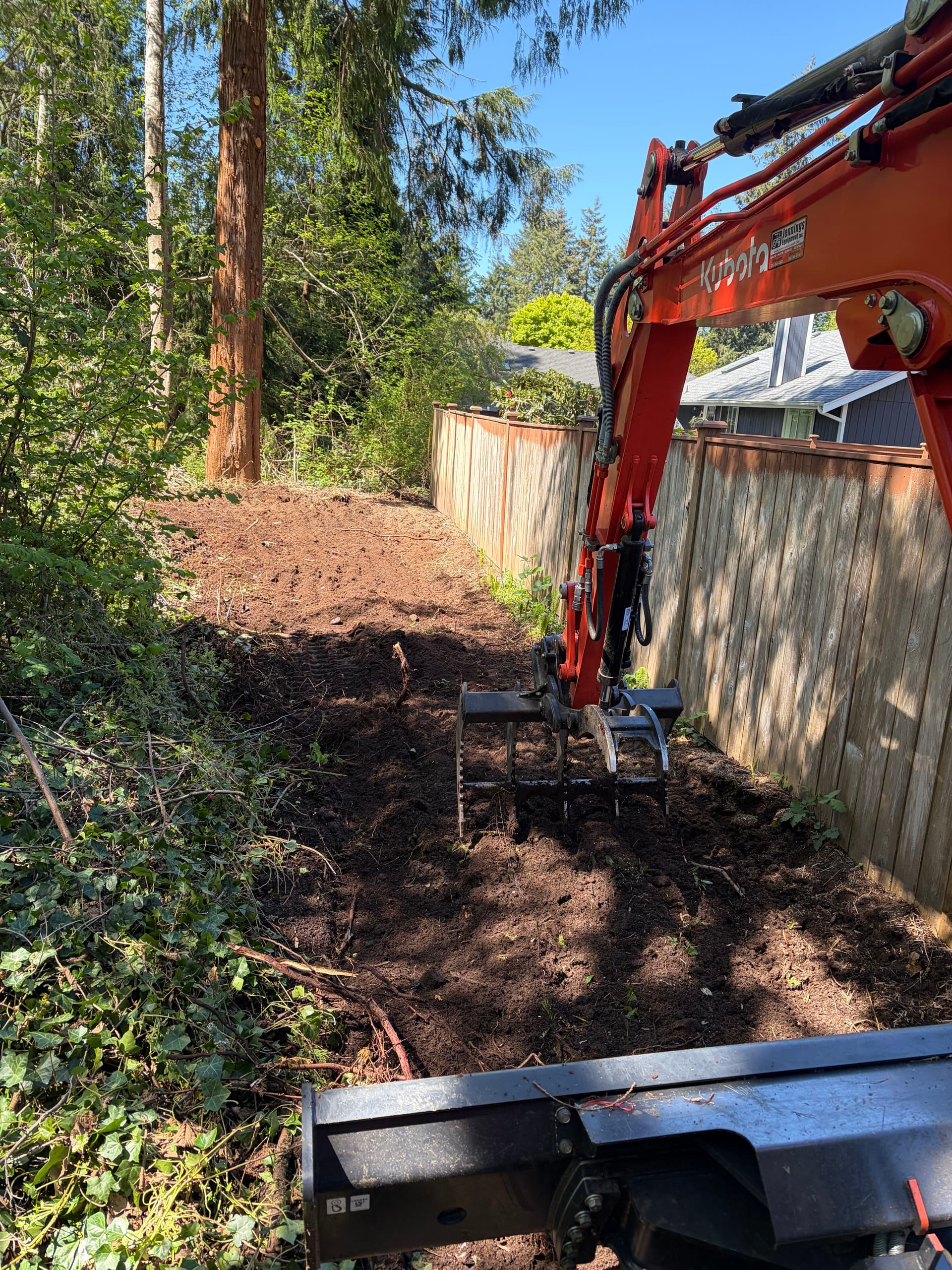 Gallery photos for Backyard Overgrowth Clearing and Space Expansion in Gig Harbor: Image #1