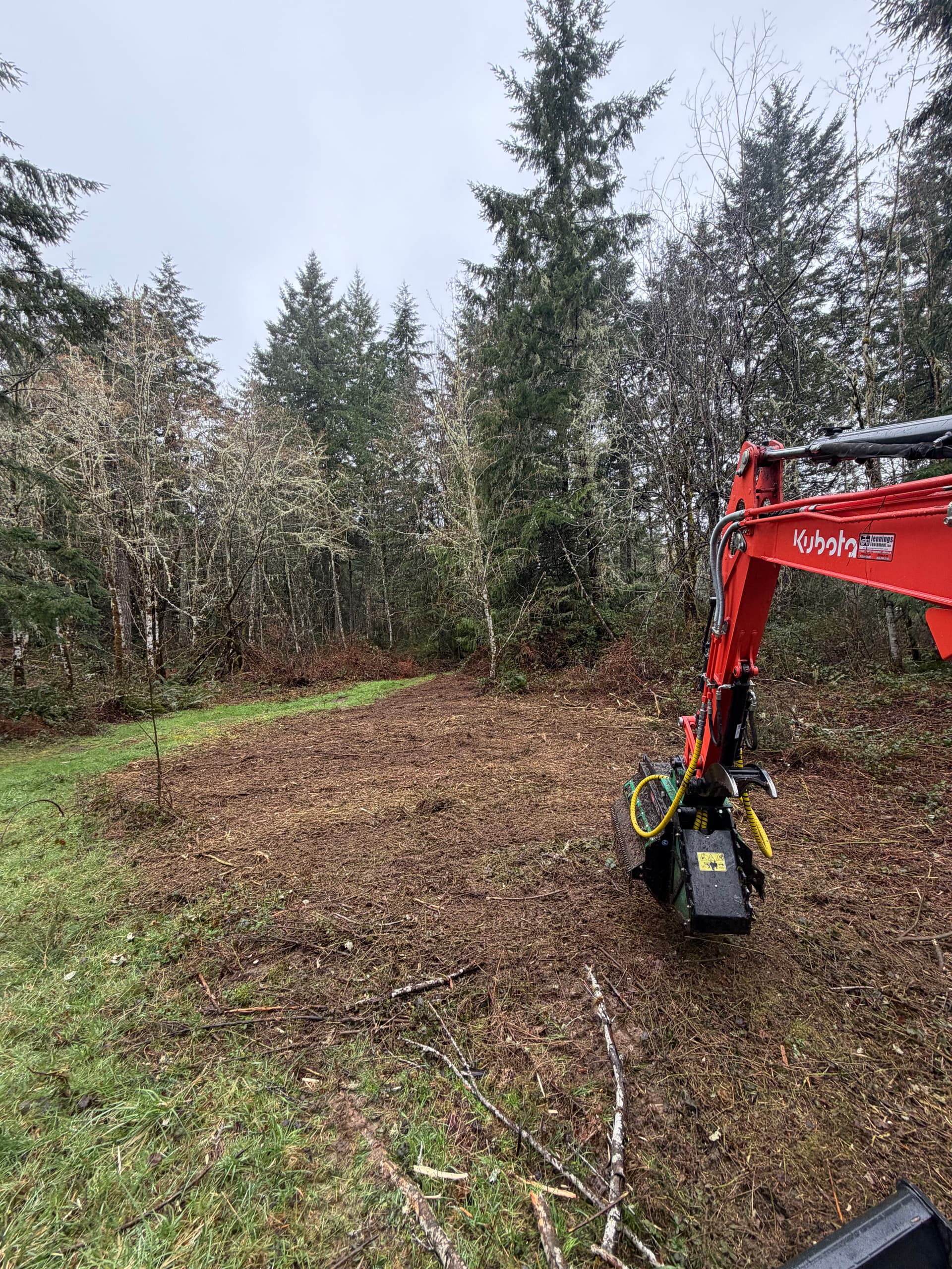Gallery photos for Efficient Land Clearing in Gig Harbor with Our Kubota: Image #2