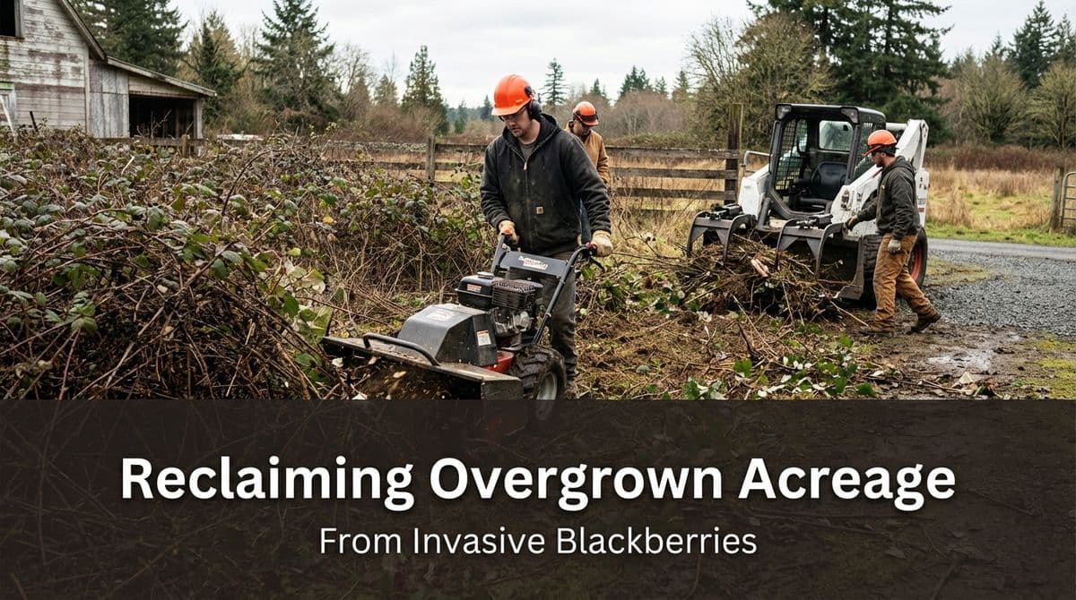 Featured post - How We Reclaim Overgrown Acreage from Invasive Blackberries